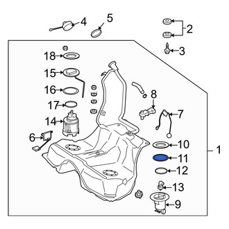 Mercedes-Benz OE - Fuel Tank Lock Ring