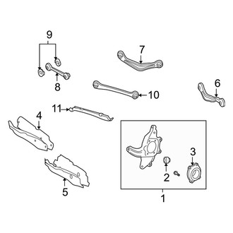 Mercedes-Benz OE - Rear Suspension - Suspension Components
