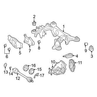 Mercedes-Benz OE - Rear Suspension - Axle & Differential