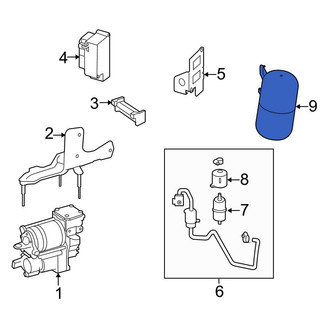 Mercedes-Benz OE - Rear Suspension Self-Leveling Unit Accumulator