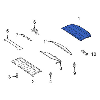 Mercedes-Benz OE - Rear Package Tray