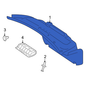 Mercedes-Benz OE - Rear Deck Lid Trim