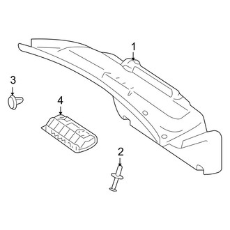 Mercedes-Benz OE - Trunk Lid - Interior Trim