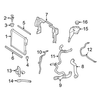 Mercedes-Benz OE - Cooling - Radiator & Components