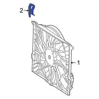 Mercedes-Benz OE - Engine Cooling Fan Shroud Clip