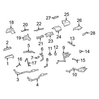 Mercedes-Benz OE - Exhaust System - Exhaust Components