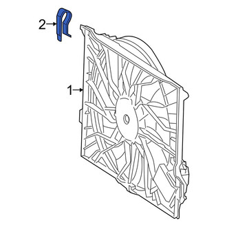 Mercedes-Benz OE - Engine Cooling Fan Shroud Clip