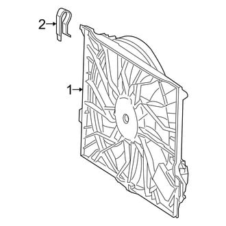 Mercedes-Benz OE - Cooling - Fan (3.0L)