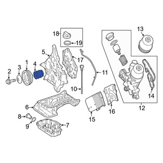 Mercedes-Benz OE - Engine Timing Crankshaft Gear