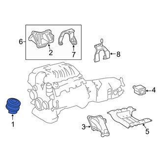 Mercedes-Benz OE - Left Engine Mount