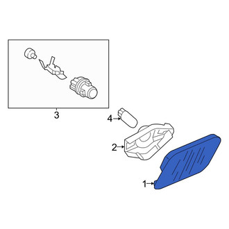 Mercedes-Benz OE - Front Left Turn Signal Light Lens
