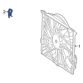 Mercedes-Benz OE - Engine Cooling Fan Shroud Clip