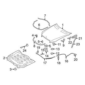 Mercedes-Benz OE - Hood & Grille - Hood & Components