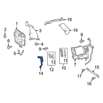 Mercedes-Benz OE - Drive Motor Inverter Bracket