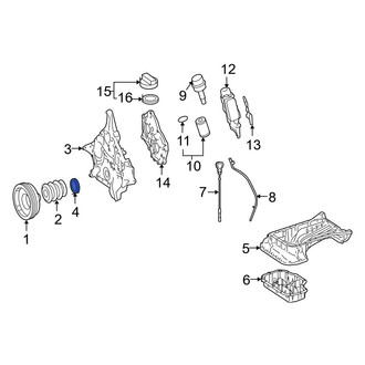 Mercedes-Benz OE - Engine Timing Cover Gasket