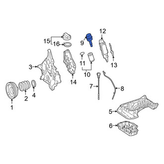 Mercedes-Benz OE - Engine Oil Filter Housing Cover