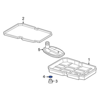 Mercedes-Benz OE - Engine Oil Filter Housing Drain Plug O-Ring