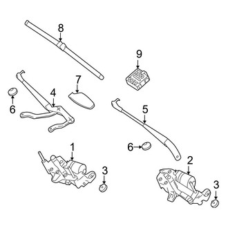 Mercedes-Benz OE - Windshield - Wiper Components
