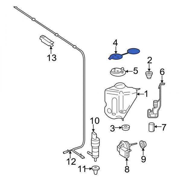 Washer Fluid Reservoir Cap