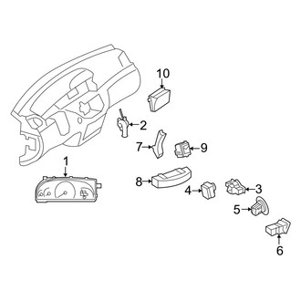 Mercedes-Benz OE - Instrument Panel - Cluster & Switches