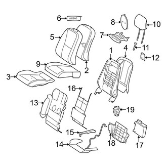 Mercedes-Benz OE - Seats & Tracks - Front Seat Components