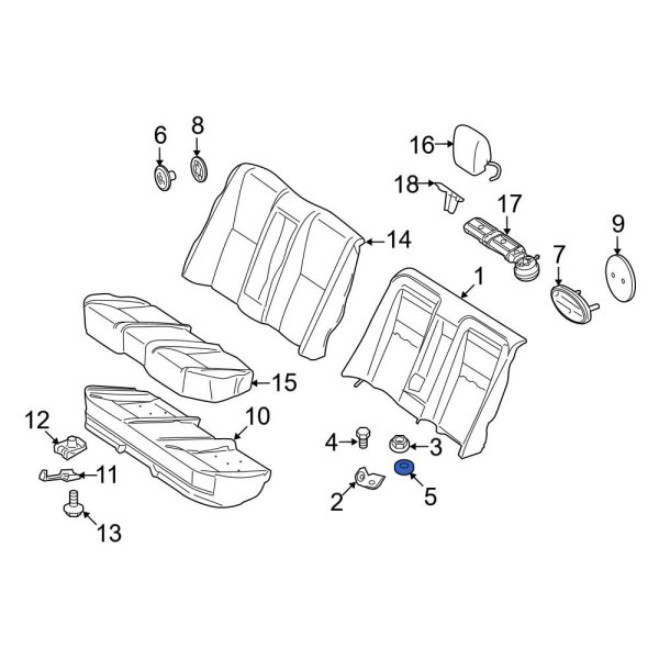 Seat Back Frame Washer