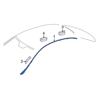 Mercedes-Benz OE - Left Roof Molding