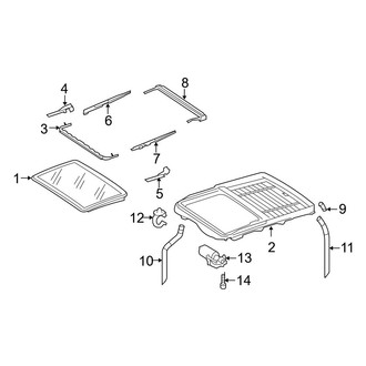 Mercedes-Benz OE - Roof - Sunroof (W/O Panorama Roof)