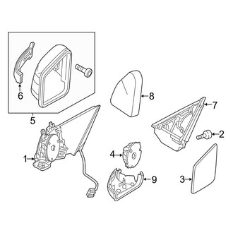 Mercedes-Benz OE - Front Door - Outside Mirrors