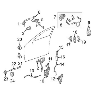 Mercedes-Benz OE - Front Door - Lock & Hardware