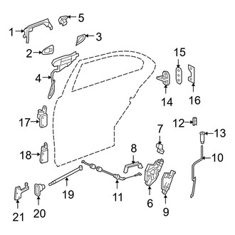 Mercedes-Benz OE - Rear Door - Lock & Hardware