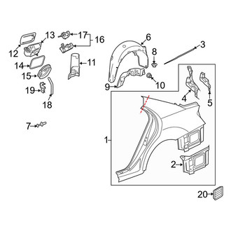 Mercedes-Benz OE - Quarter Panel & Components