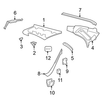 Mercedes-Benz OE - Quarter Panel - Interior Trim