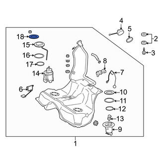 Mercedes-Benz OE - Fuel Tank Lock Ring