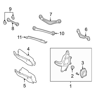 Mercedes-Benz OE - Rear Suspension - Suspension Components