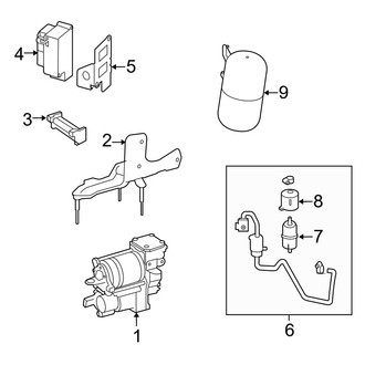 Mercedes-Benz OE - Rear Suspension - Ride Control Components