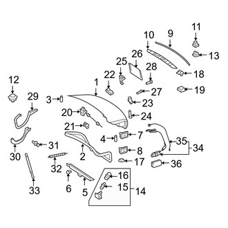 Mercedes-Benz OE - Trunk Lid - Lid & Components