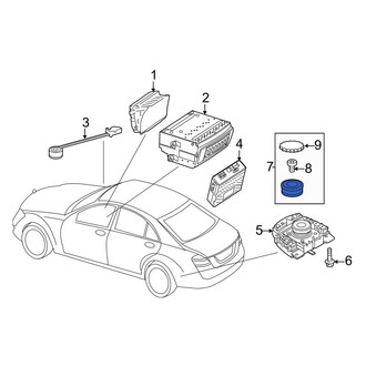 Mercedes-Benz OE - Infotainment Display Control Switch