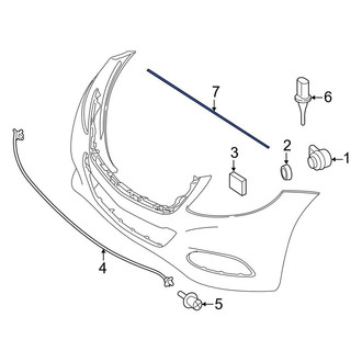 Mercedes-Benz OE - Front Parking Aid System Wiring Harness