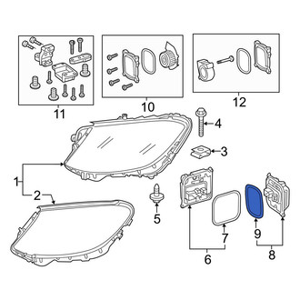 Mercedes-Benz OE - Headlight Control Module Gasket