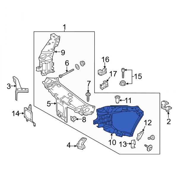 Radiator Support Side Panel