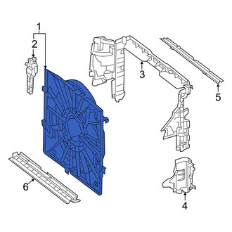 Mercedes-Benz OE - Engine Cooling Fan Assembly