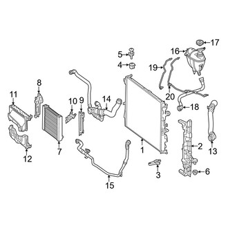 Mercedes-Benz OE - Cooling - Radiator & Components (Sedan)