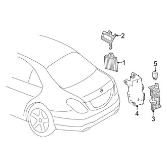 Mercedes-Benz OE - Electrical - Fuse & Relay (Trunk)