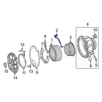 Mercedes-Benz OE - Hybrid Electric Motor Wiring Harness