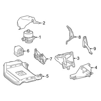 Mercedes-Benz OE - Engine & Transmission Mounting (RWD)