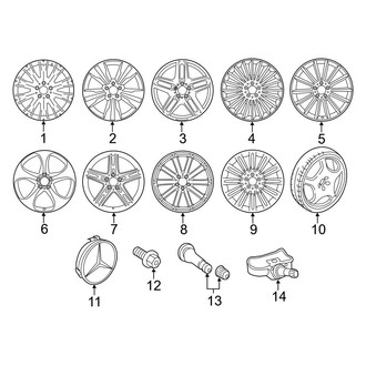 Mercedes-Benz OE - Wheels (Sedan)
