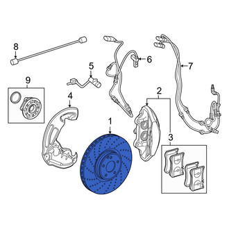Mercedes-Benz OE - Front Disc Brake Rotor