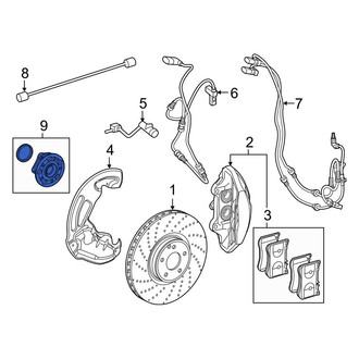 Mercedes-Benz OE - Front Wheel Bearing and Hub Assembly