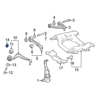 Mercedes-Benz OE - Front Lateral Arm Nut